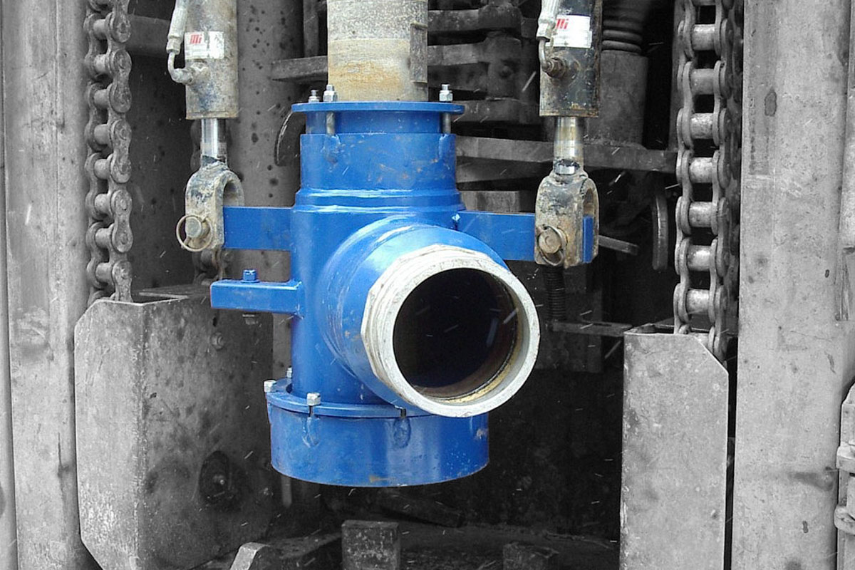 Tête de décharge pneumatique